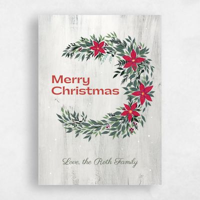 Crimson, Red Holiday Card - Cadman Classic
