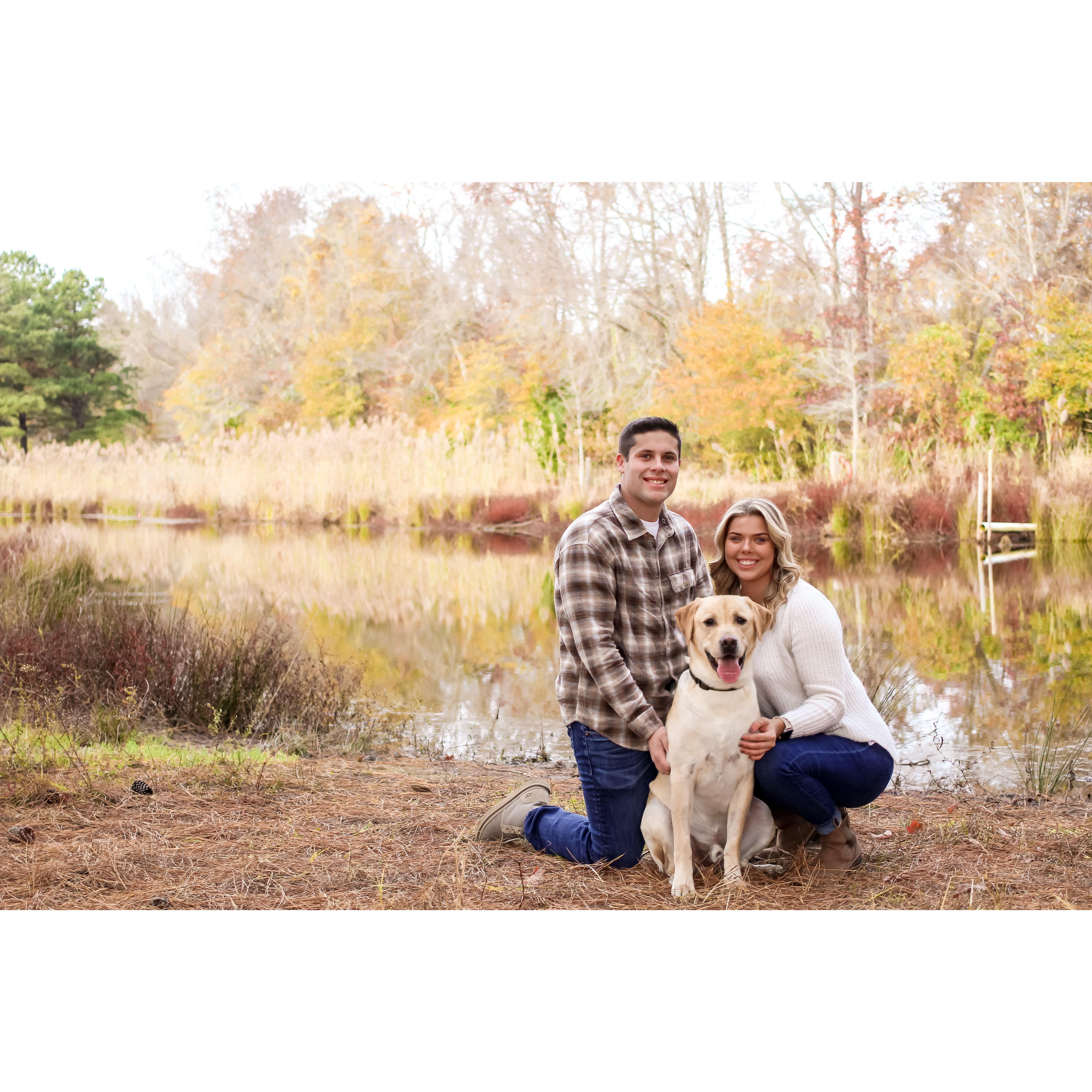 The first time we got pictures taken together in 2021.