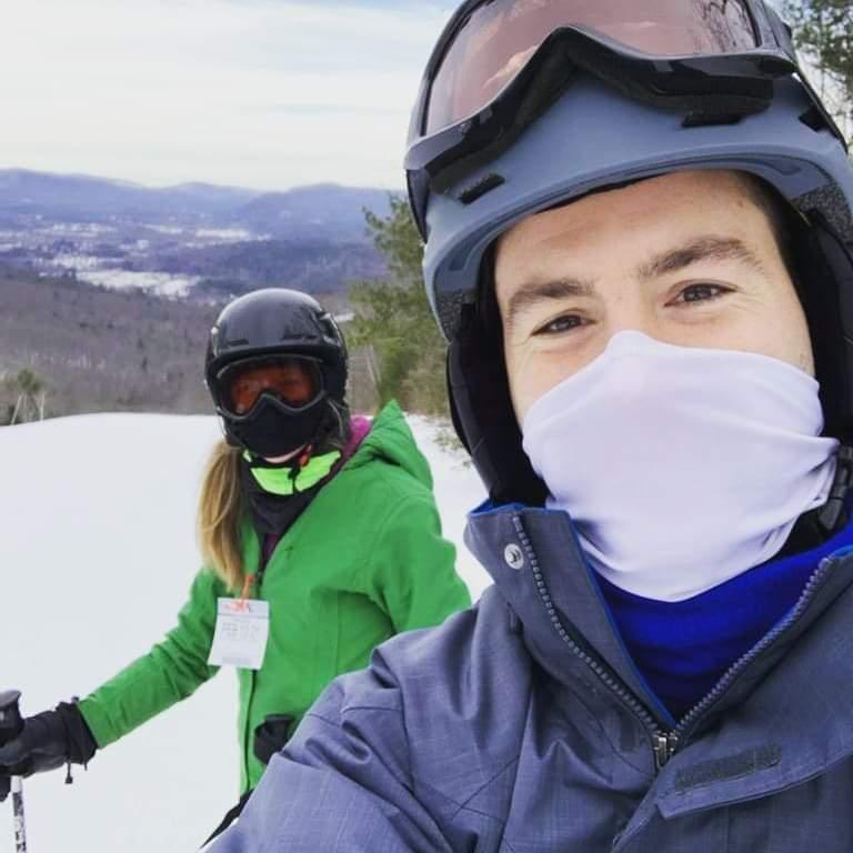 Skiing over February vacation.