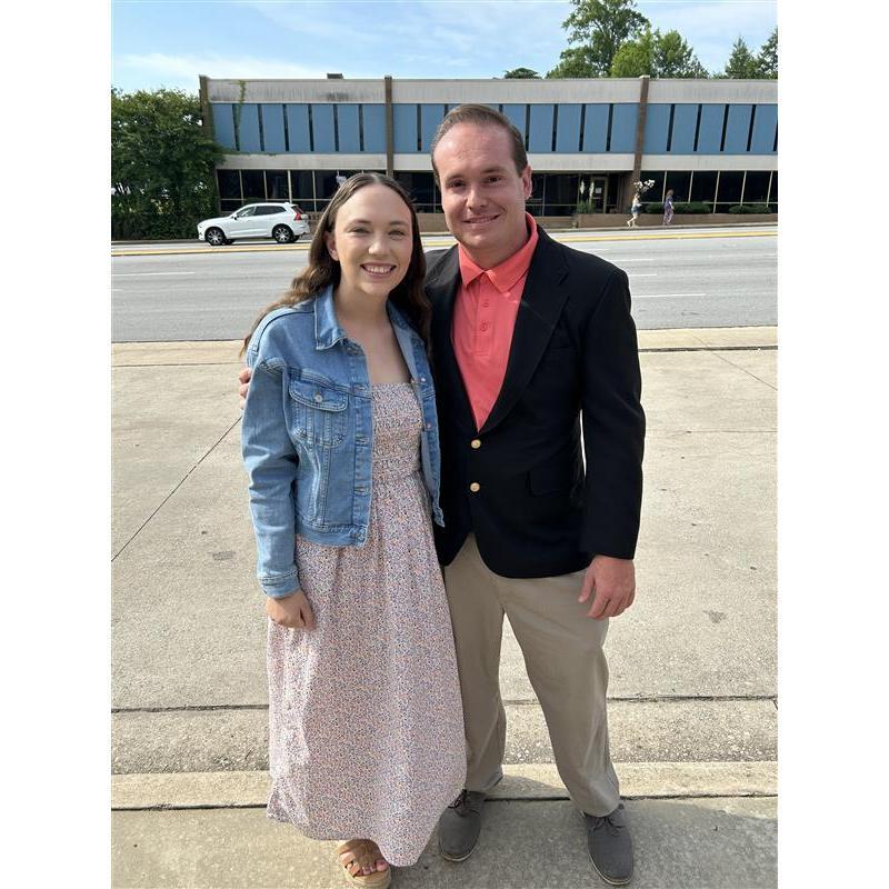 Our first picture together - May 2024