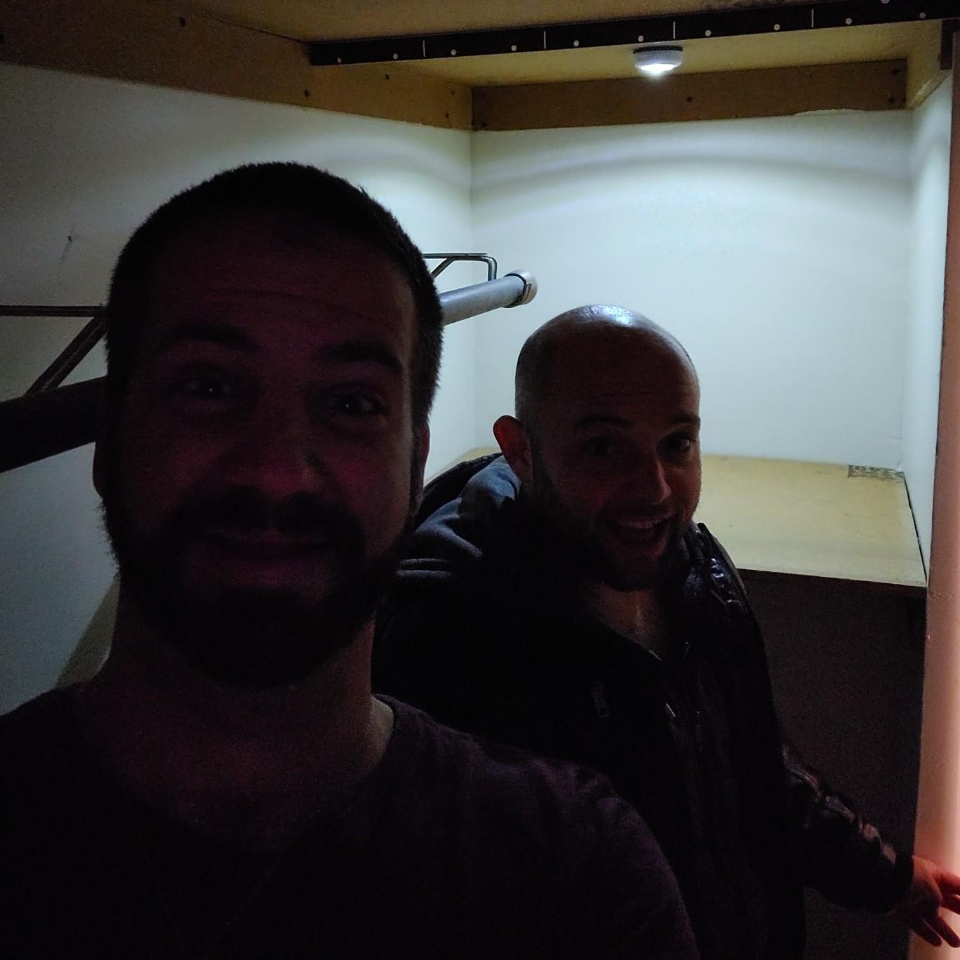 Jan. 10, 2021 - We were impressed with our closet size as we started moving into our new apartment!