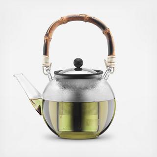 Assam Tea Press with Bamboo Handle