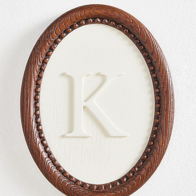 Emery Wood Monogram Gallery Wall Charm