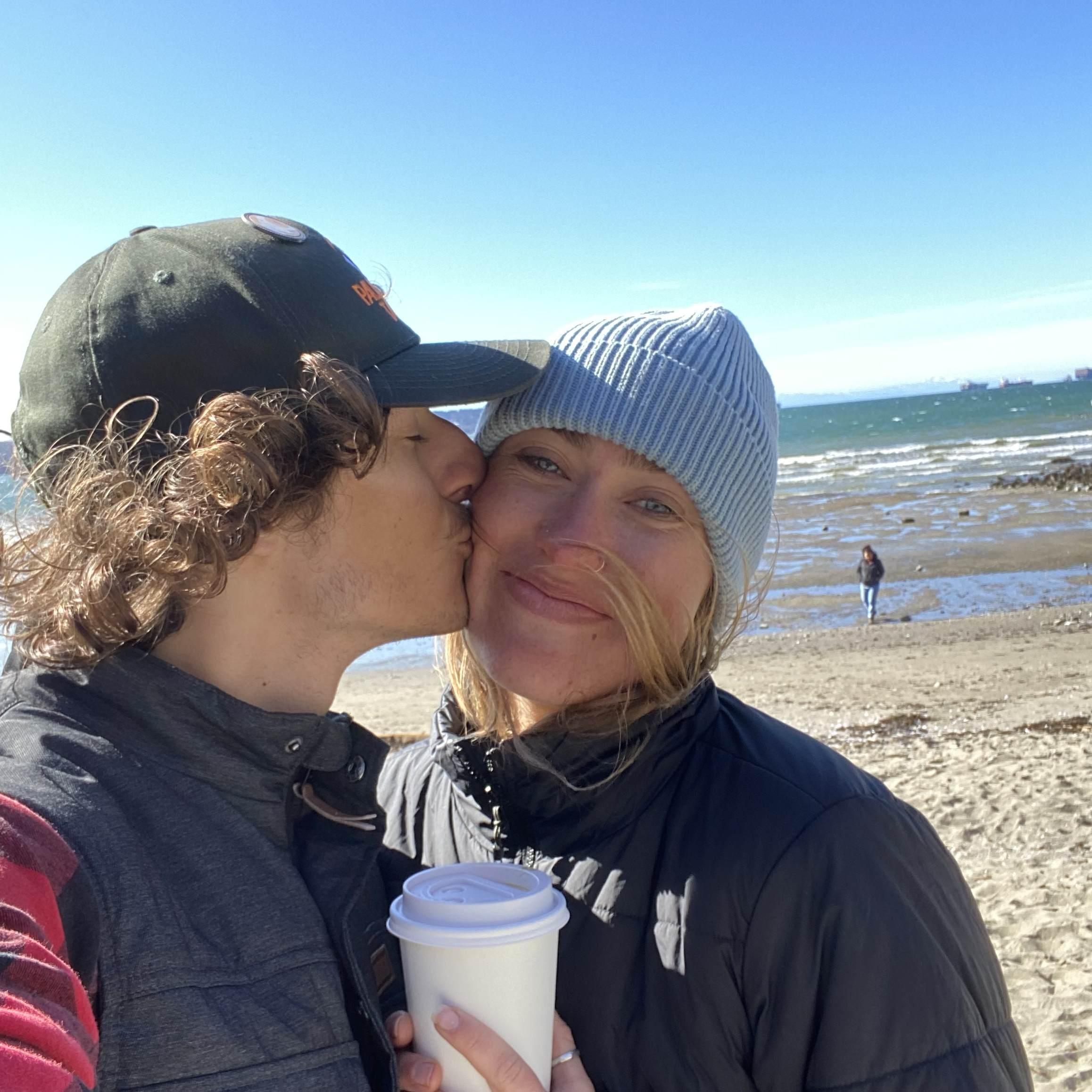 First time we went to another country together. Canada!