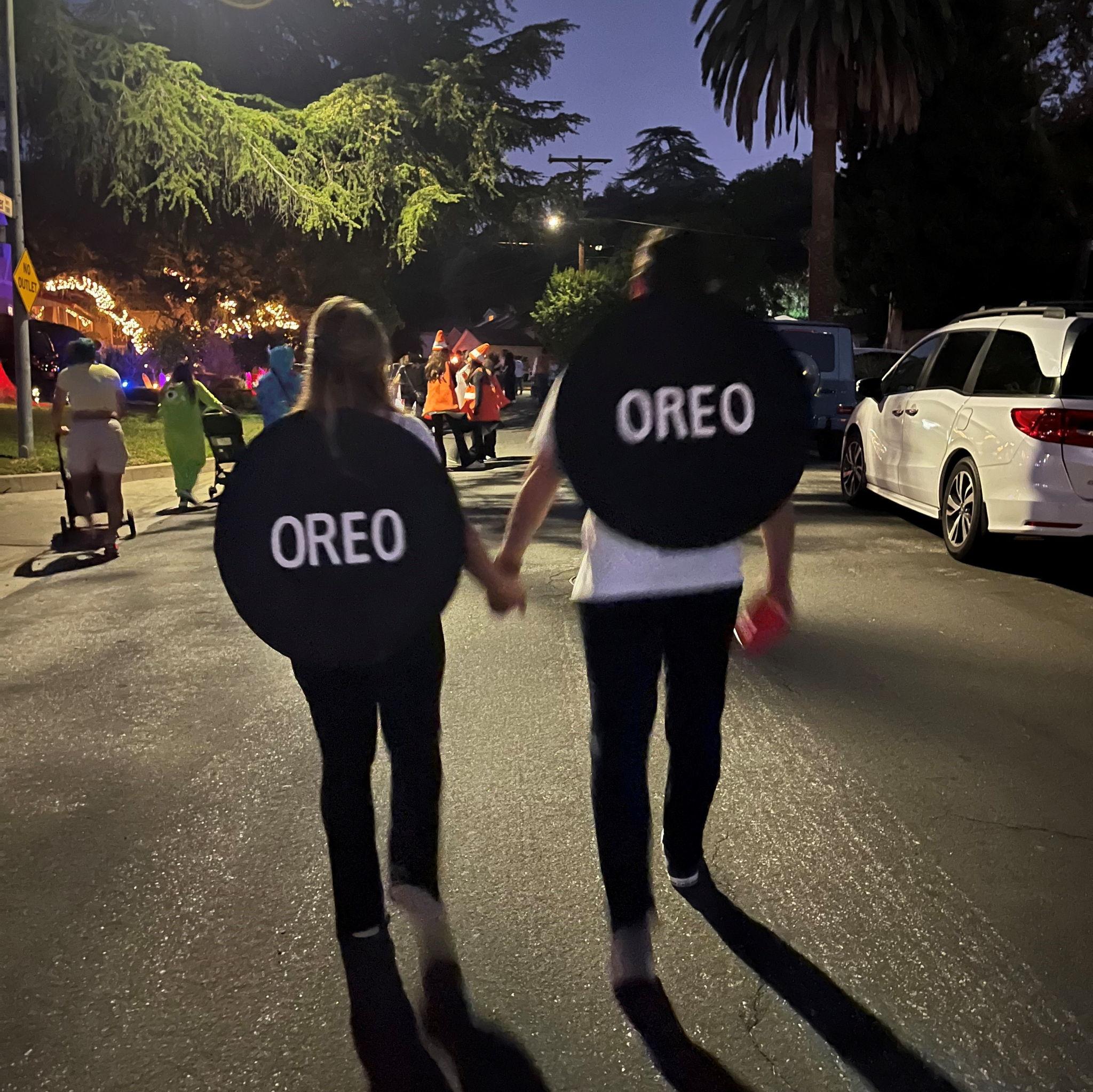 Our Halloween costume last year!