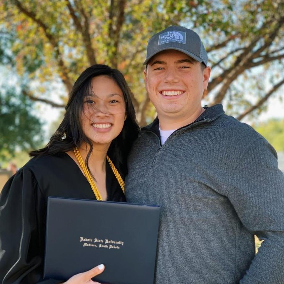 Katrina finally graduated college!