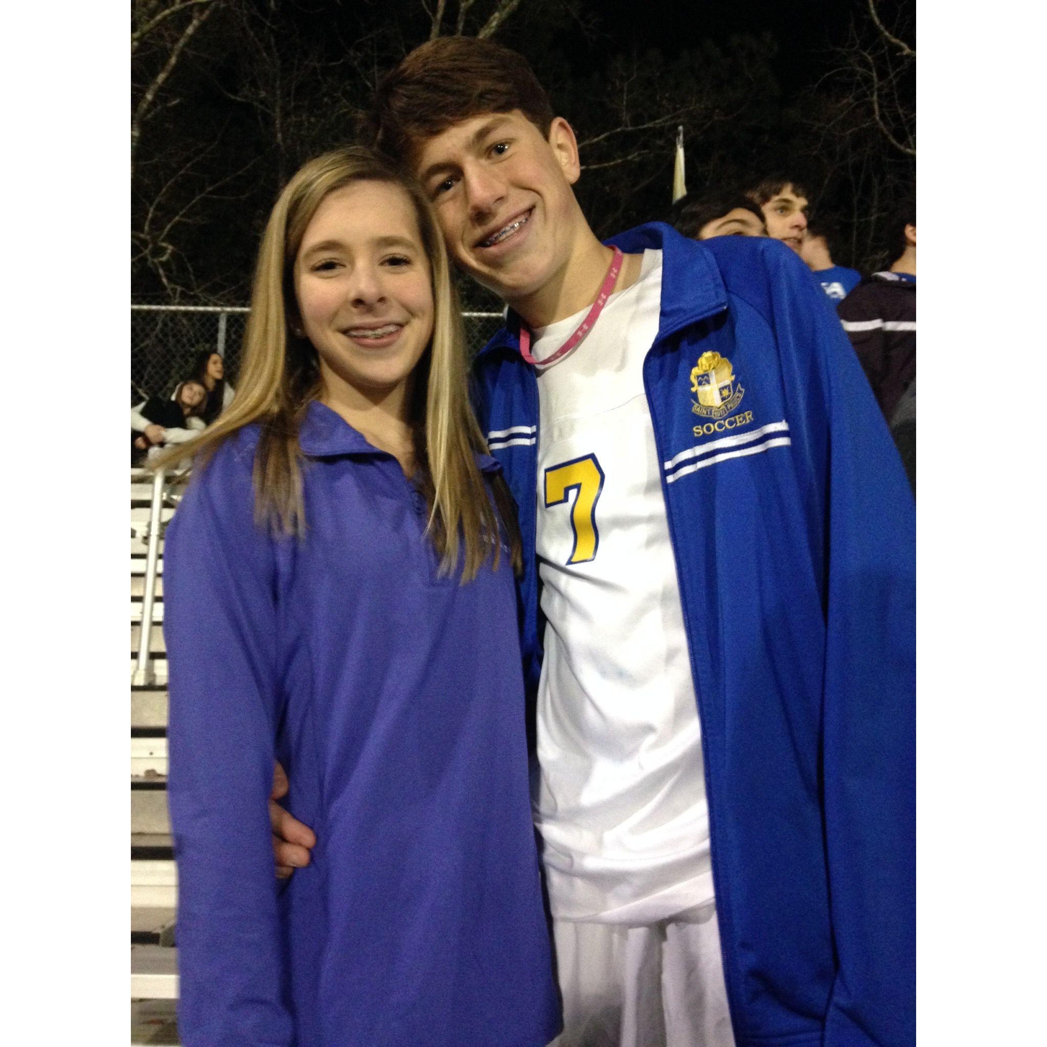 Our first pic together! January 2014
