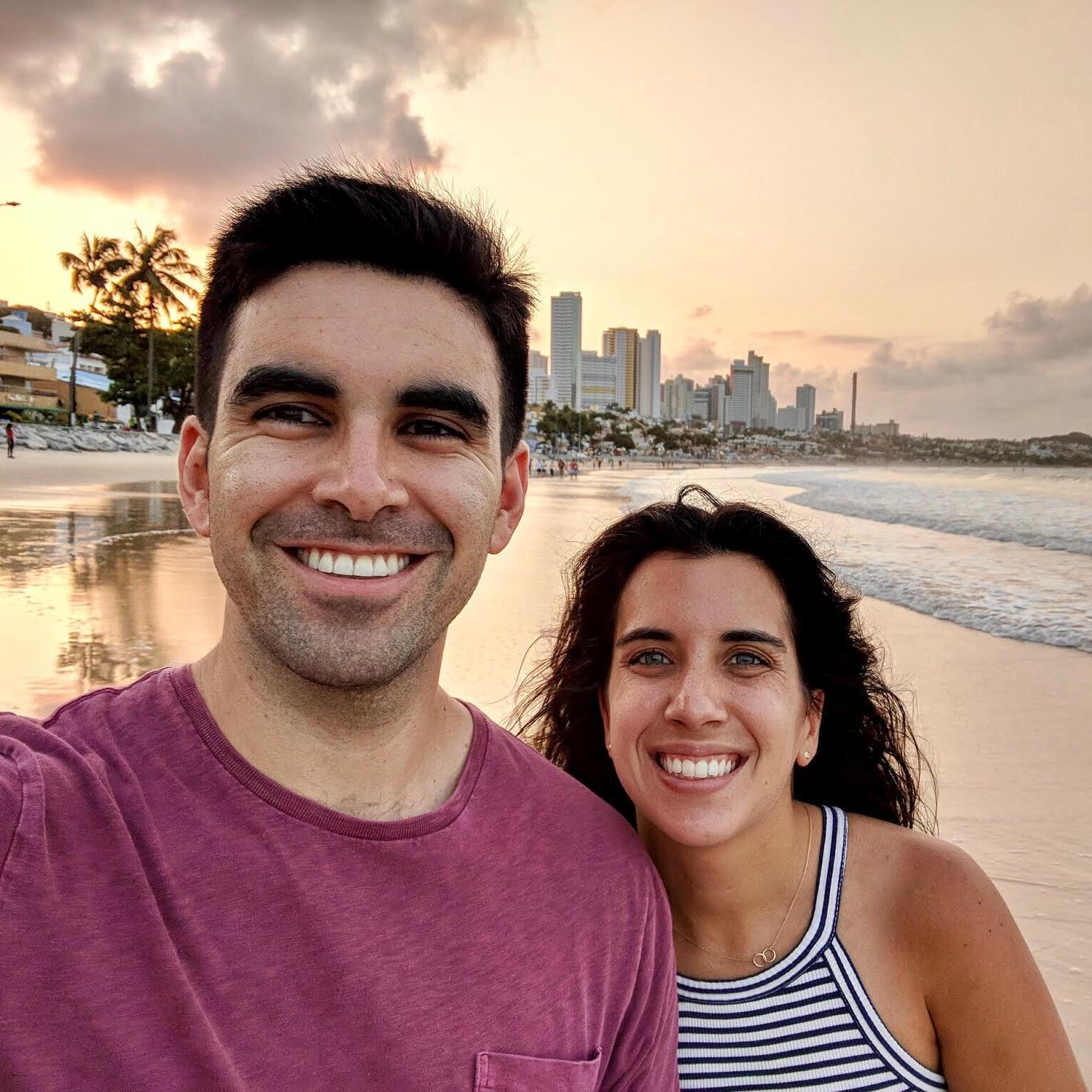 Day # 1 of our big trip in Natal, Brazil
