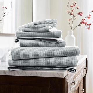 Waffle Terry 6-Piece Bath Sheet Set