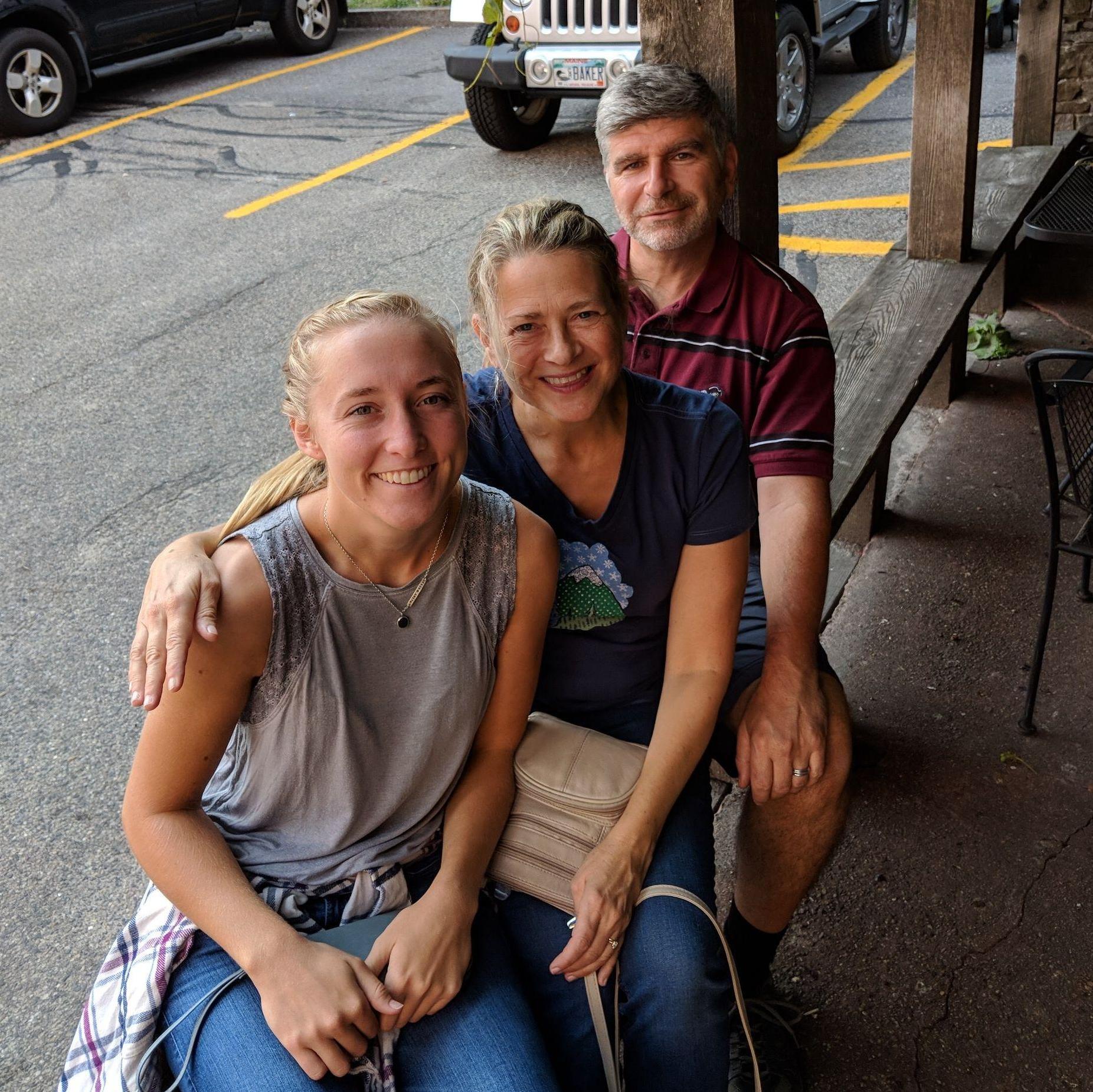 Parents came to visit in Portland, Maine (2018)