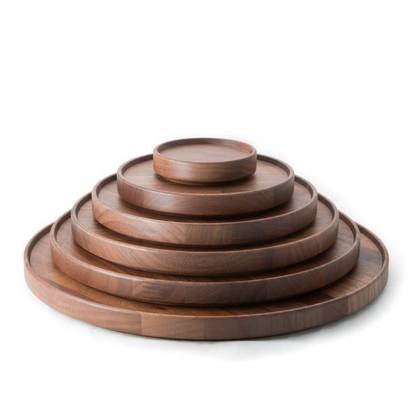 Hasami Covers/Coasters, 3.25" (Walnut)