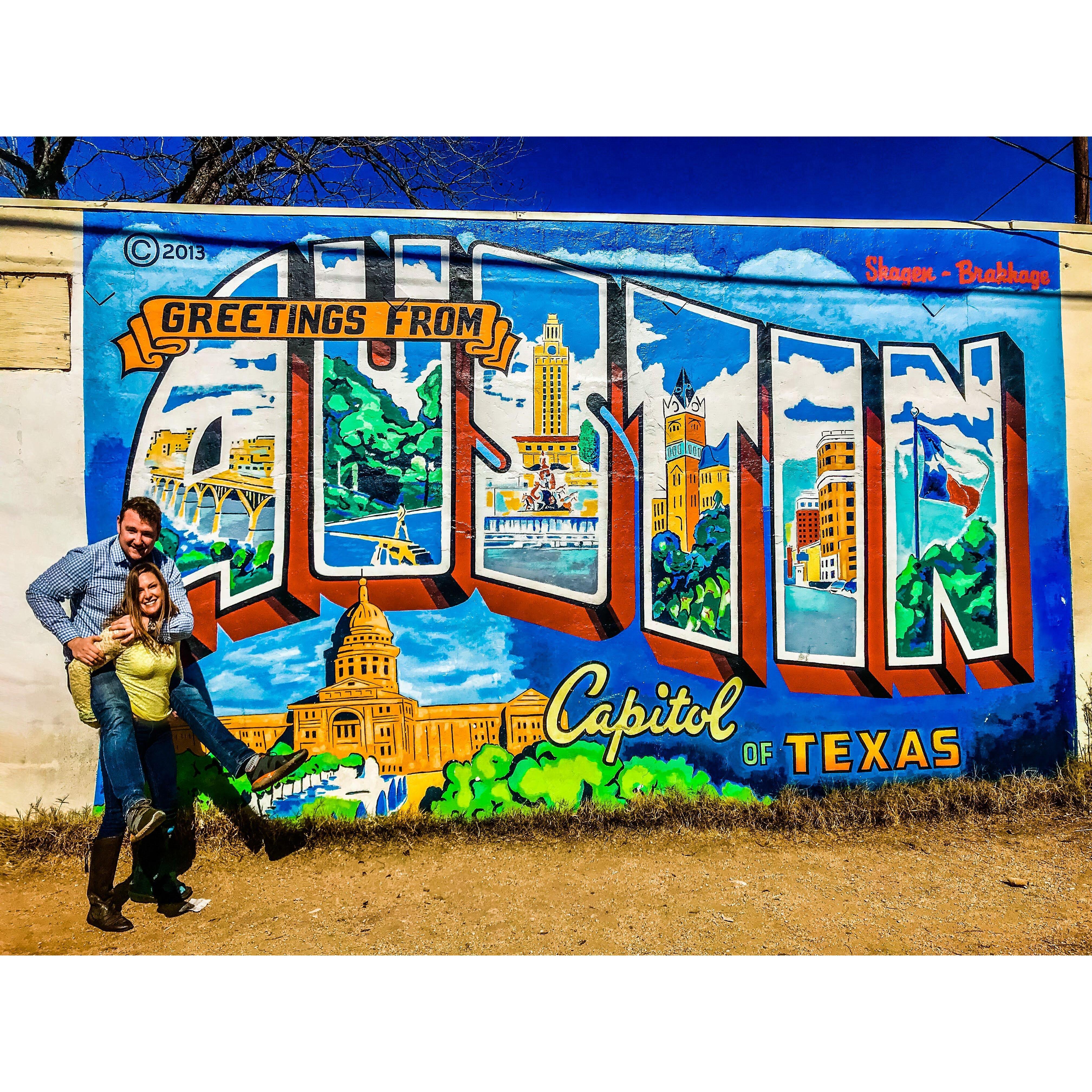 Birthday trip to Austin Texas to celebrate Marty's birthday.