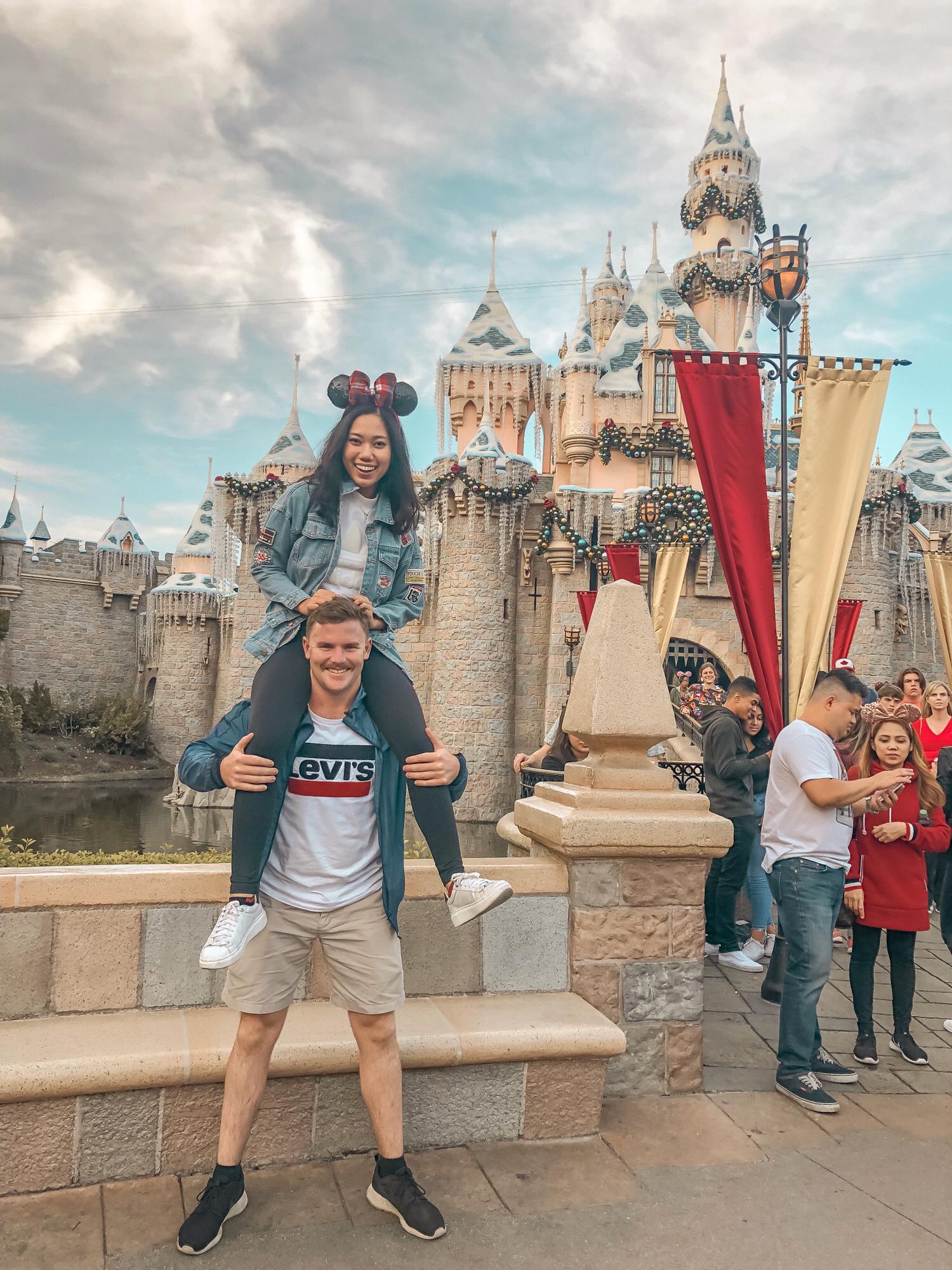 Febrina’s first time at Disneyland