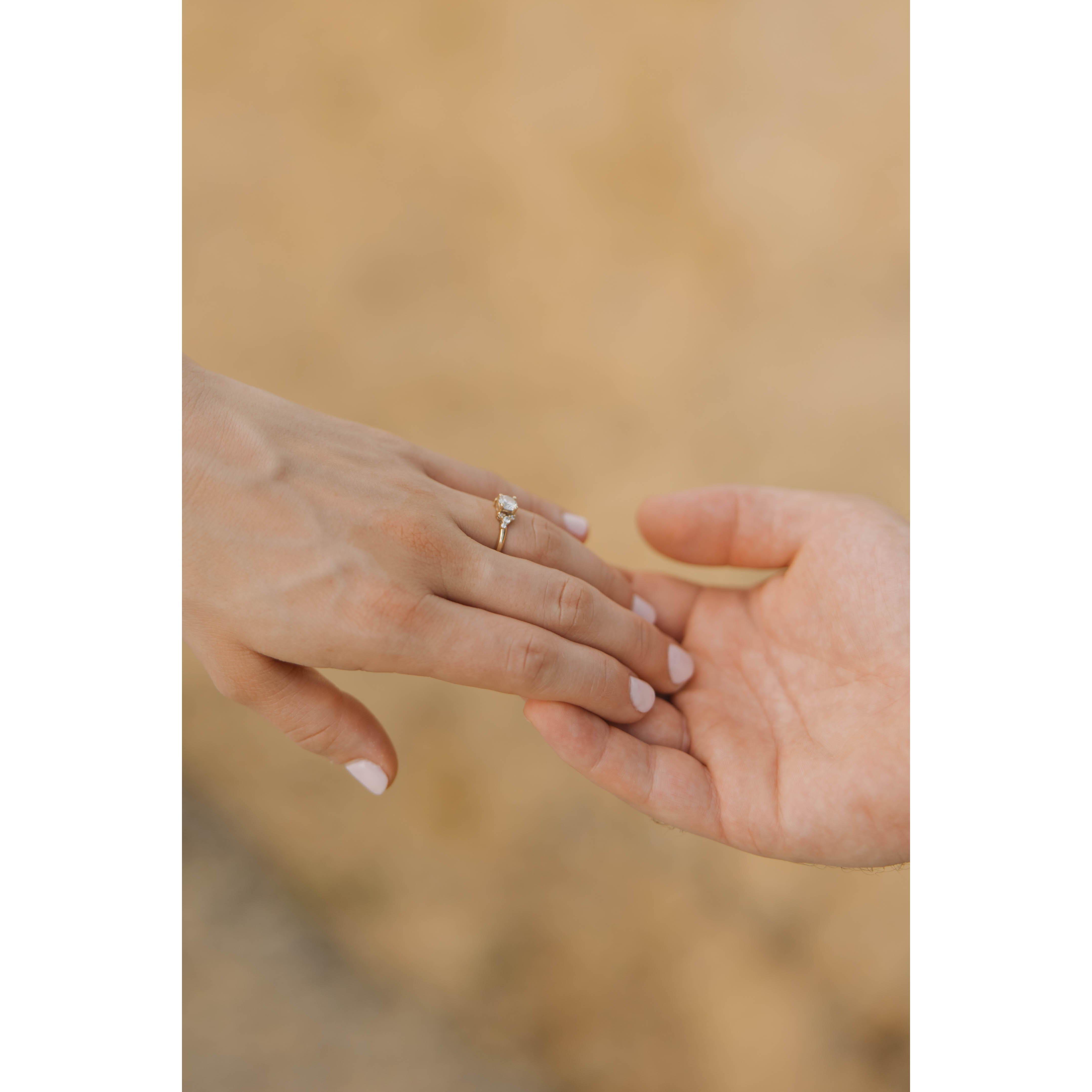 Engagement Photos - Close up of *sparkler*