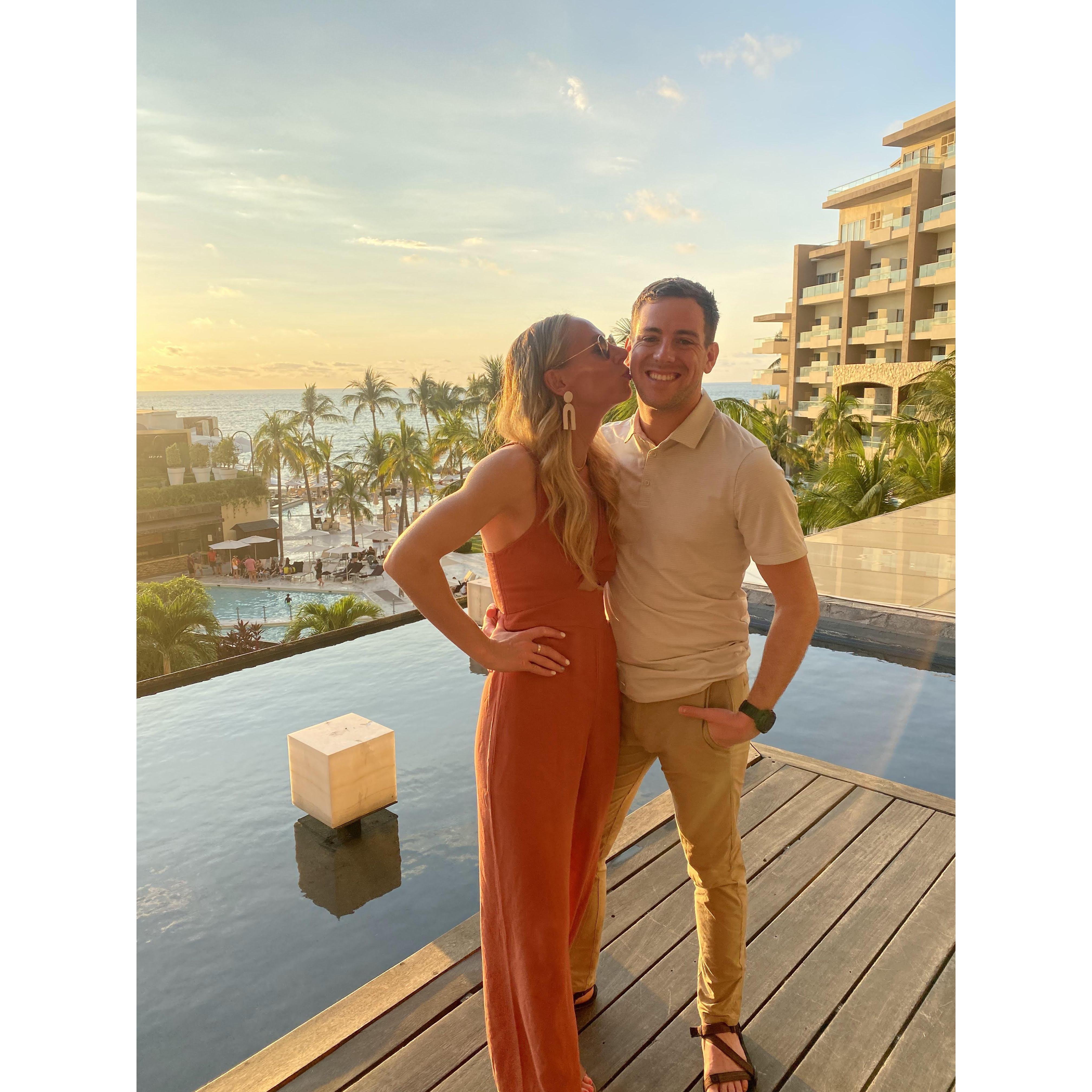 We waited two years for some sunshine in Mexico!