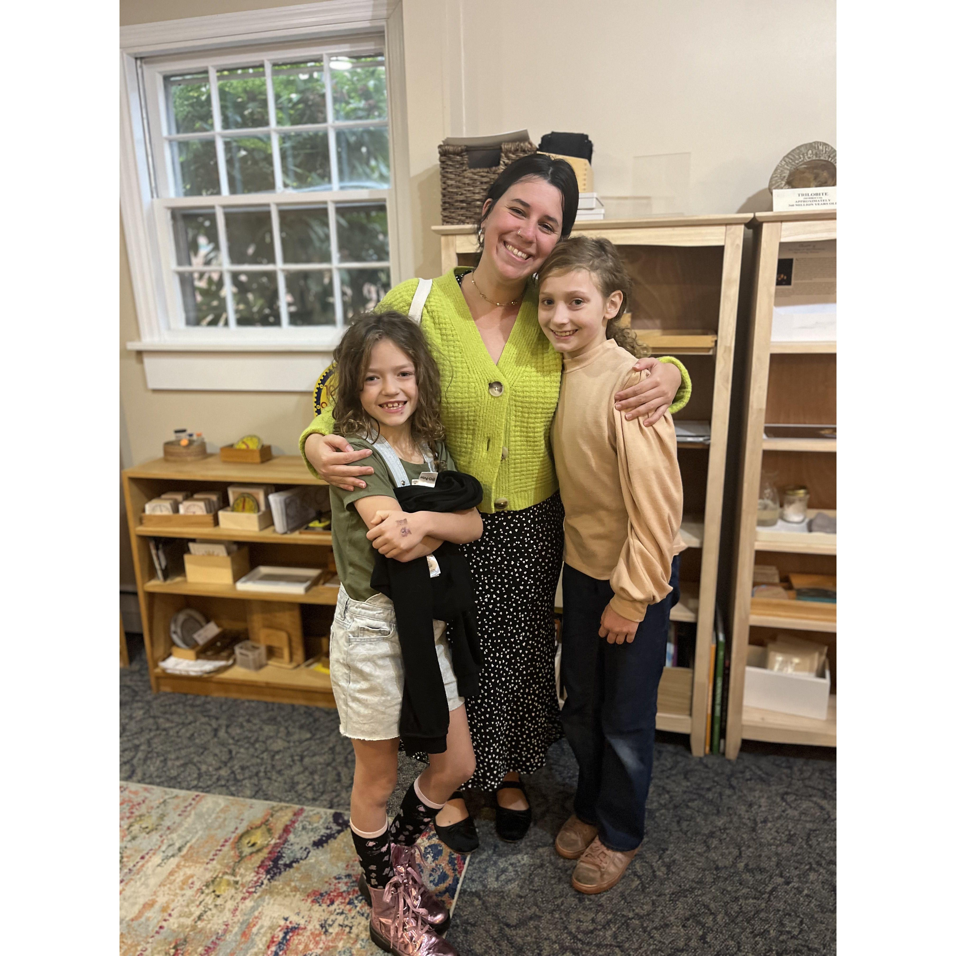 I got to be the special visitor at the girls school