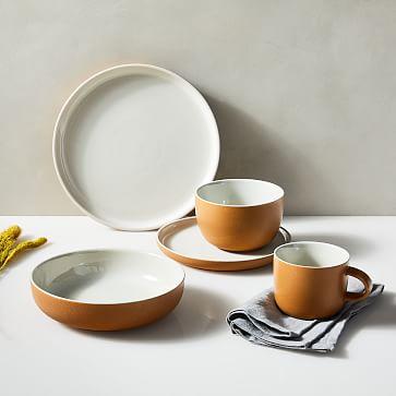 Kaloh Stoneware Dinnerware (Set of 20) in "Amber"