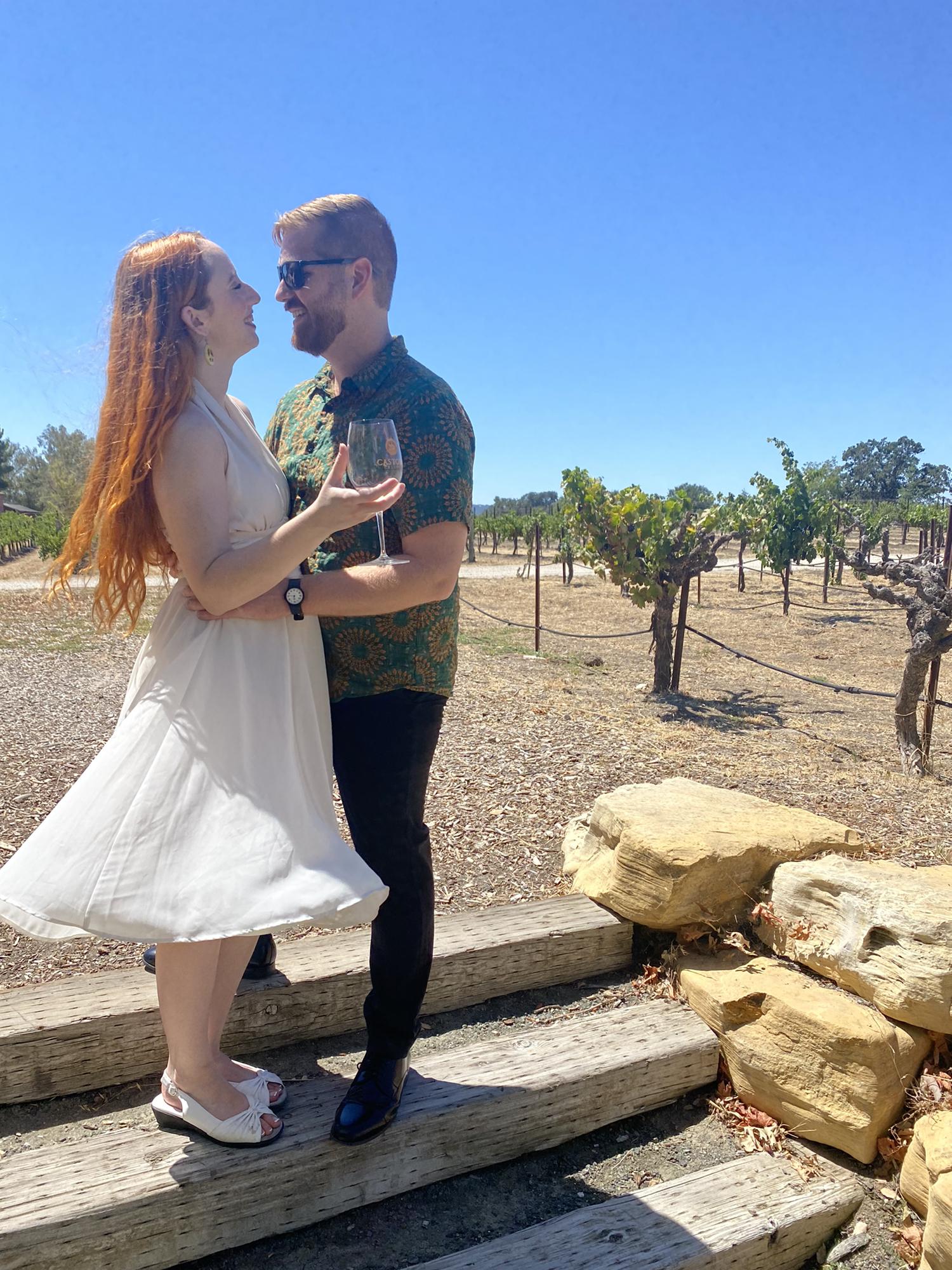 Wine tasting on Riley’s 25th birthday