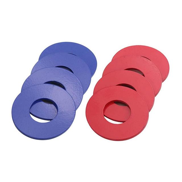 GoSports Replacement Washer Sets for Washer Toss - Sets of 8 Washers - Choose from Steel, Plastic Coated Steel or Bottle Opener Washers