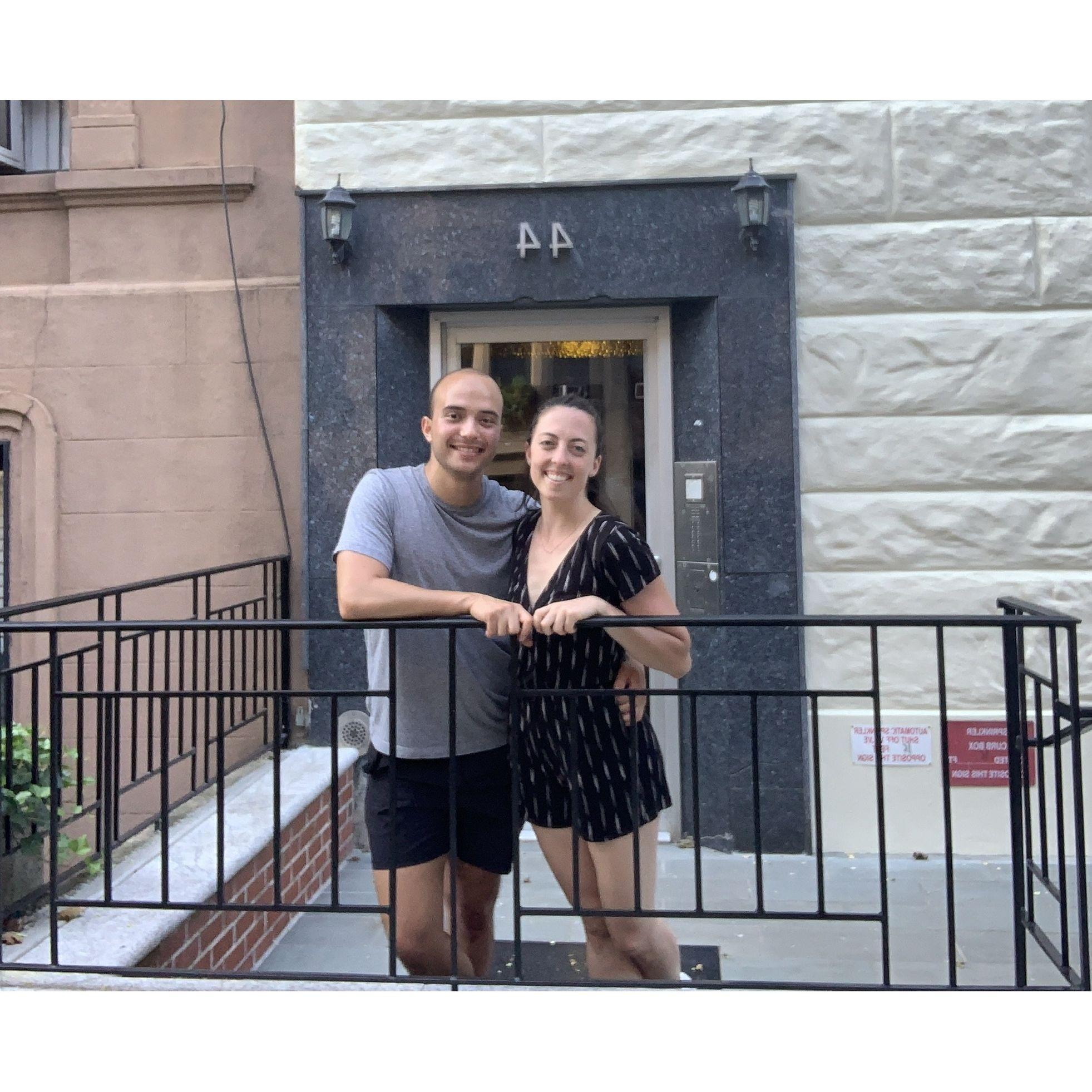 Our first home - 44 W 75th St, NY.