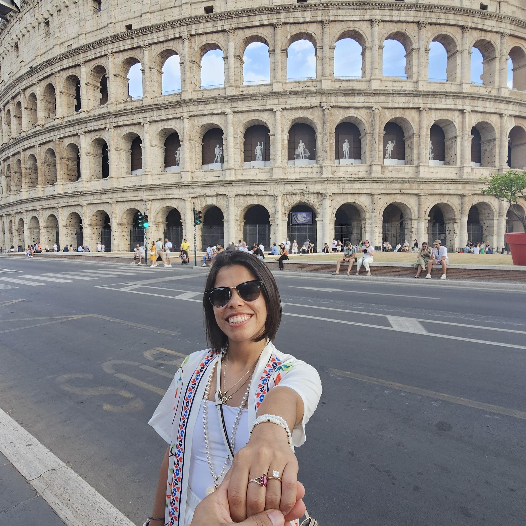 She was over the top excited as you can see