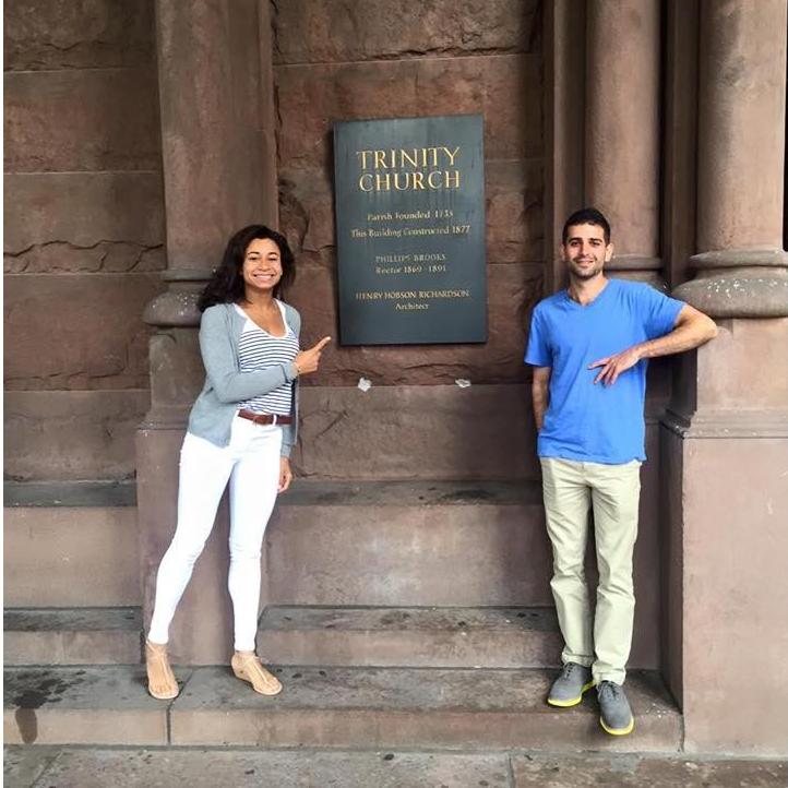 Trinity Church, Boston, MA - designed by Michael's favorite architect H. H. Richardson