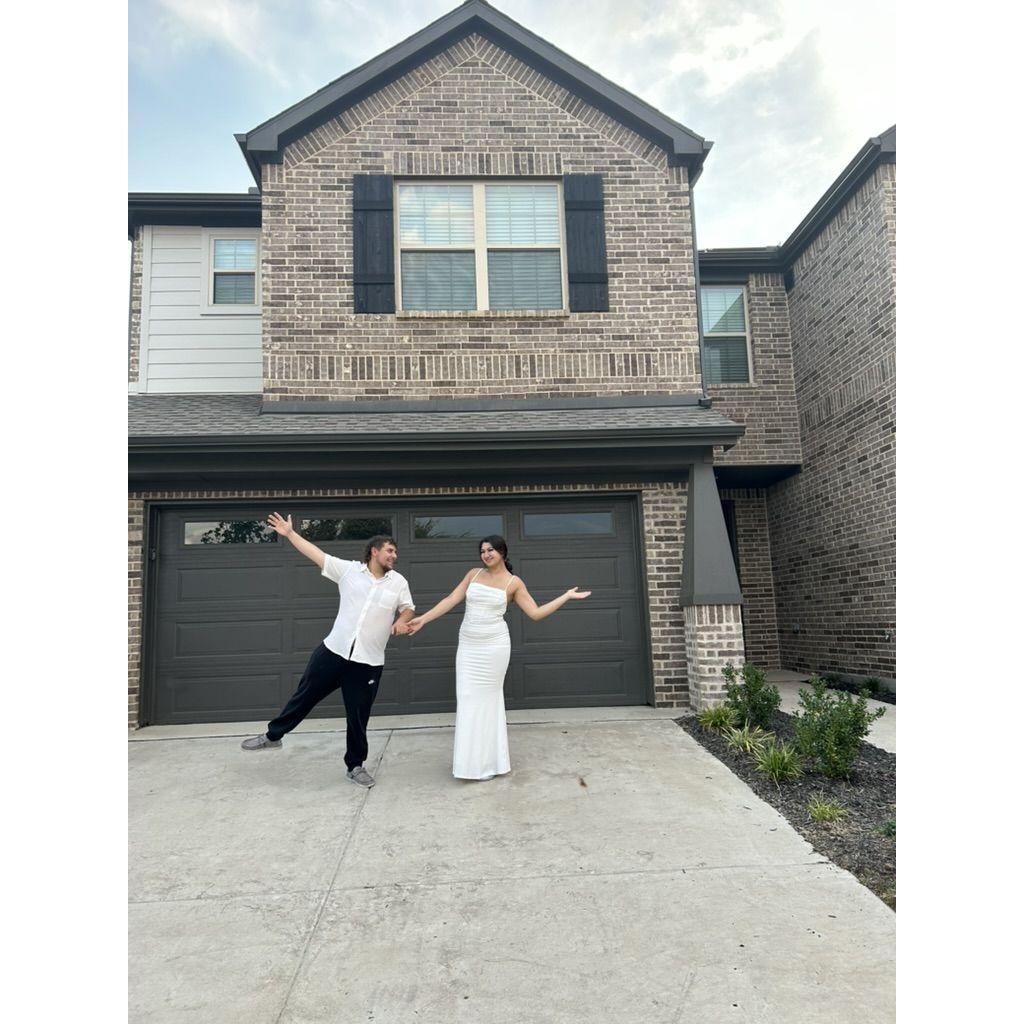 Our first home together.