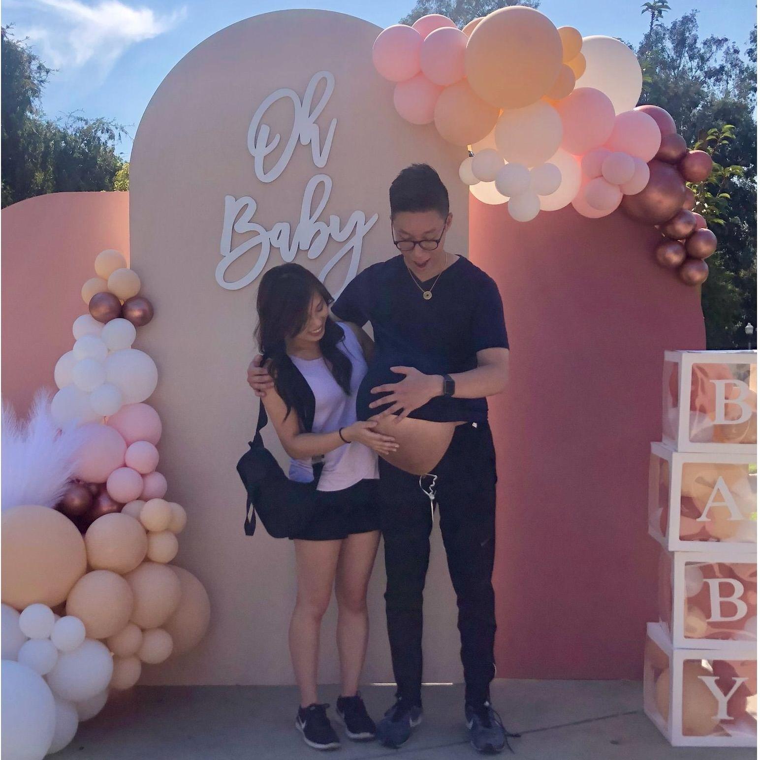 We're expecting!!!-- a lot of gas in Michael's gut :3