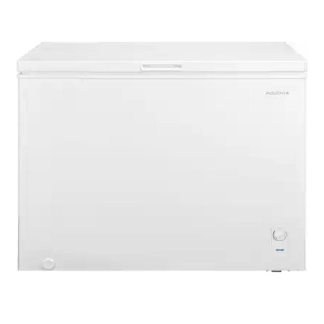 Insignia™ - 10.4 Cu. Ft. Garage-Ready Chest Freezer - White