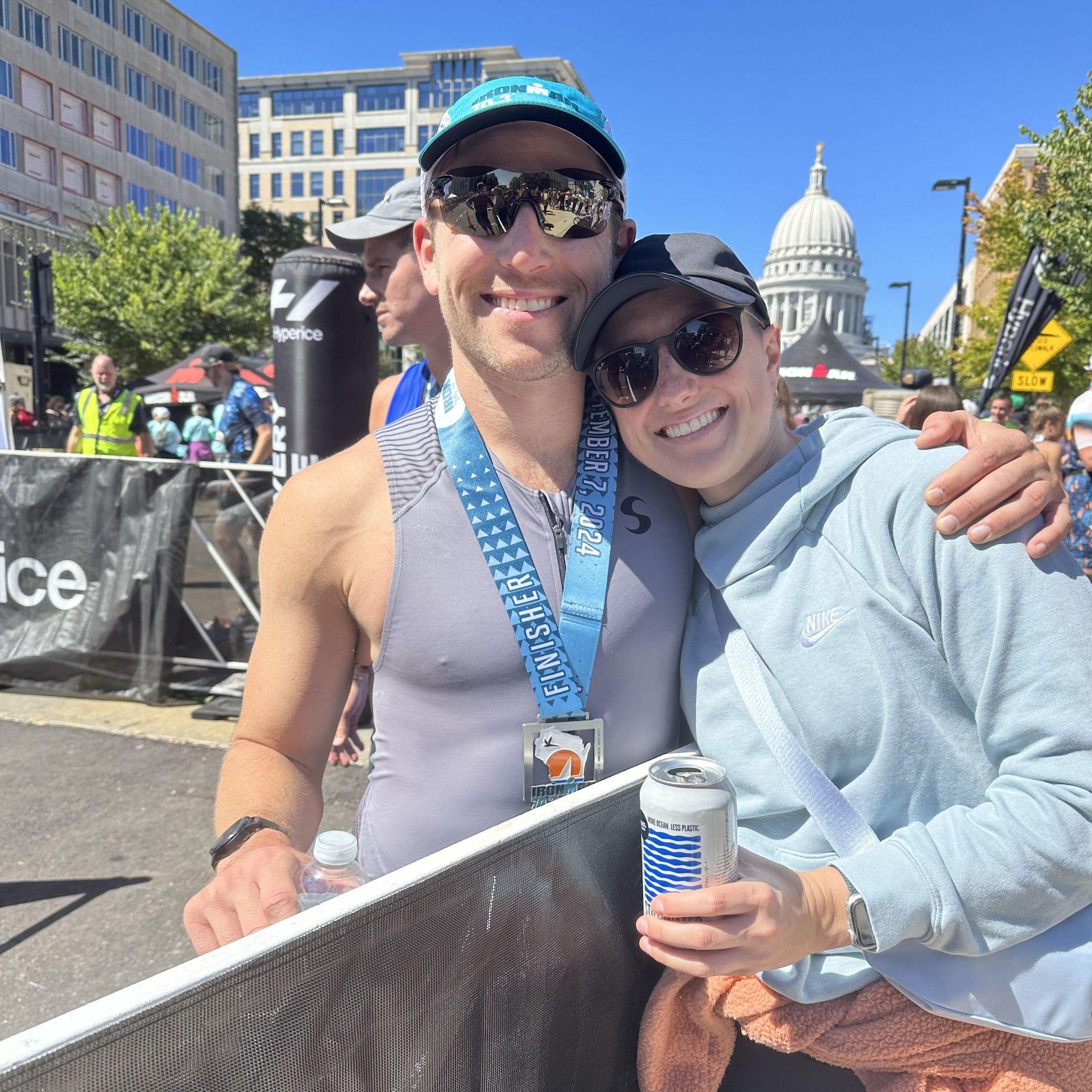 Alex's second half Ironman in Wisconsin!