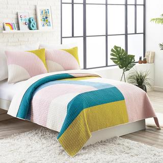 Ampersand 3-Piece Modshapes Quilt Set