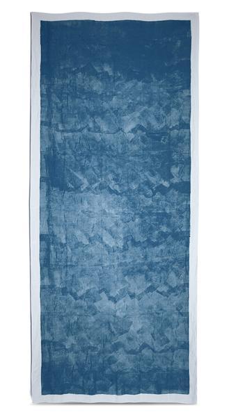 Summerill & Bishop Full Field Linen Tablecloth in Midnight Blue