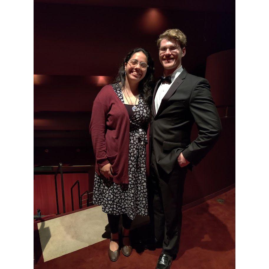 At HGO to watch Don Giovanni, the balcony seats are scary...do not recommend lol