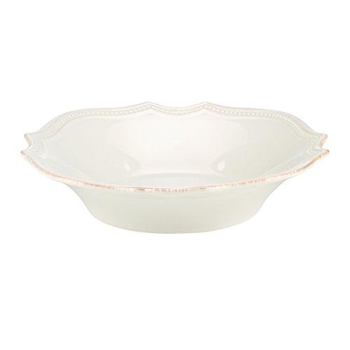 Lenox French Perle Bead Individual Pasta Bowl, White - 851497
