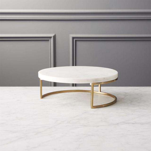 CB2 Essex Small Marble Server