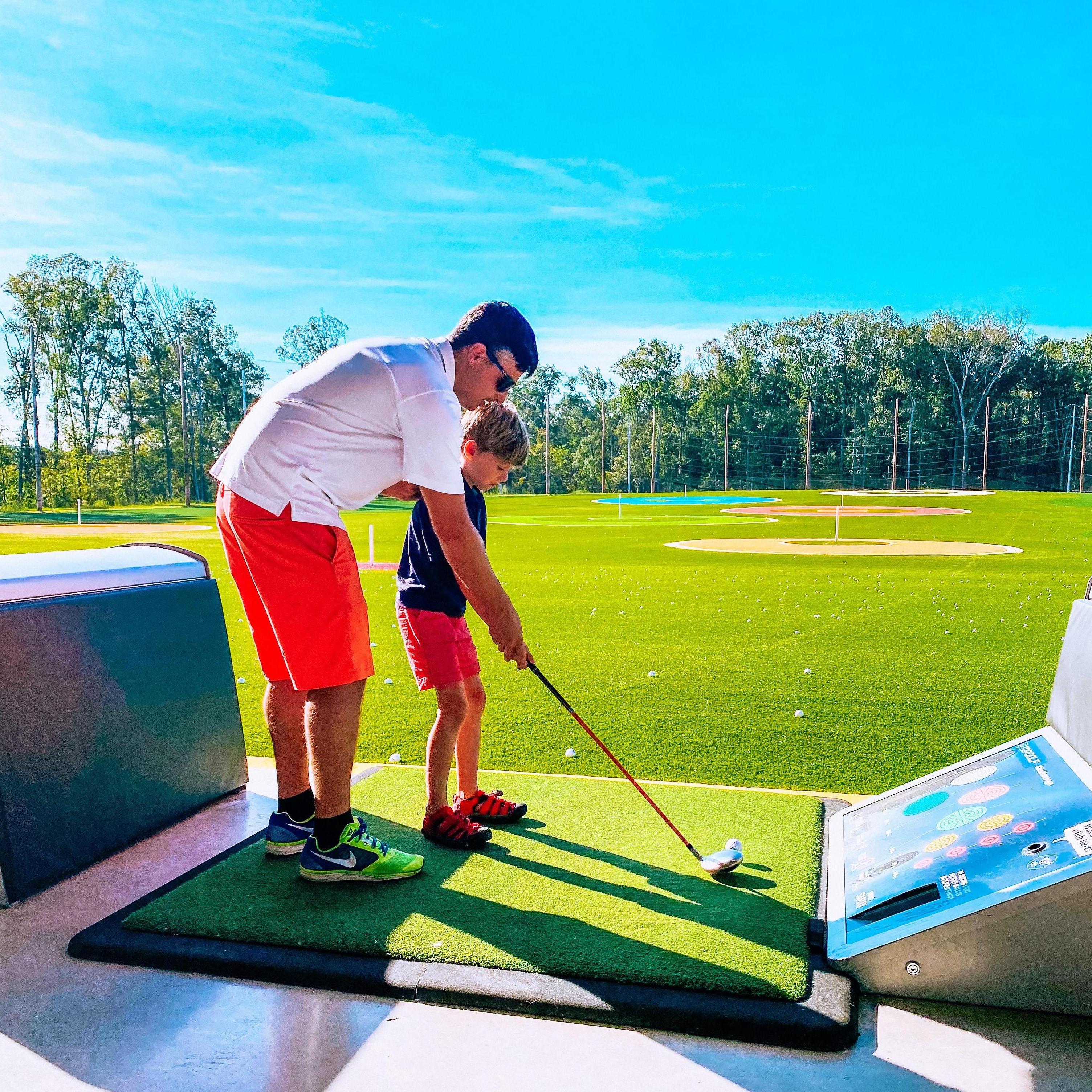 Top Golf with the family