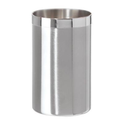 Two-Tone Satin Stainless Steel Wine Cooler