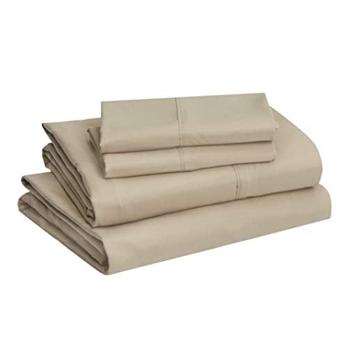 Amazon Basics Microfiber Sheet Set, Full, Olive