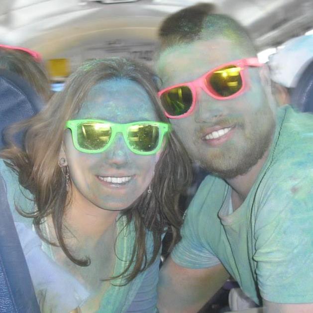 Gotta love that mohawk after Color Me Rad Syracuse.