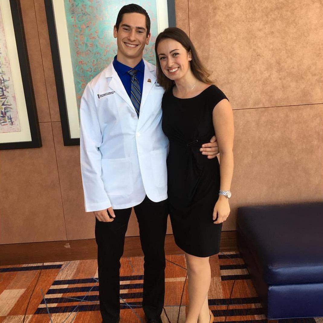 James's white coat ceremony during his first year of medical school!