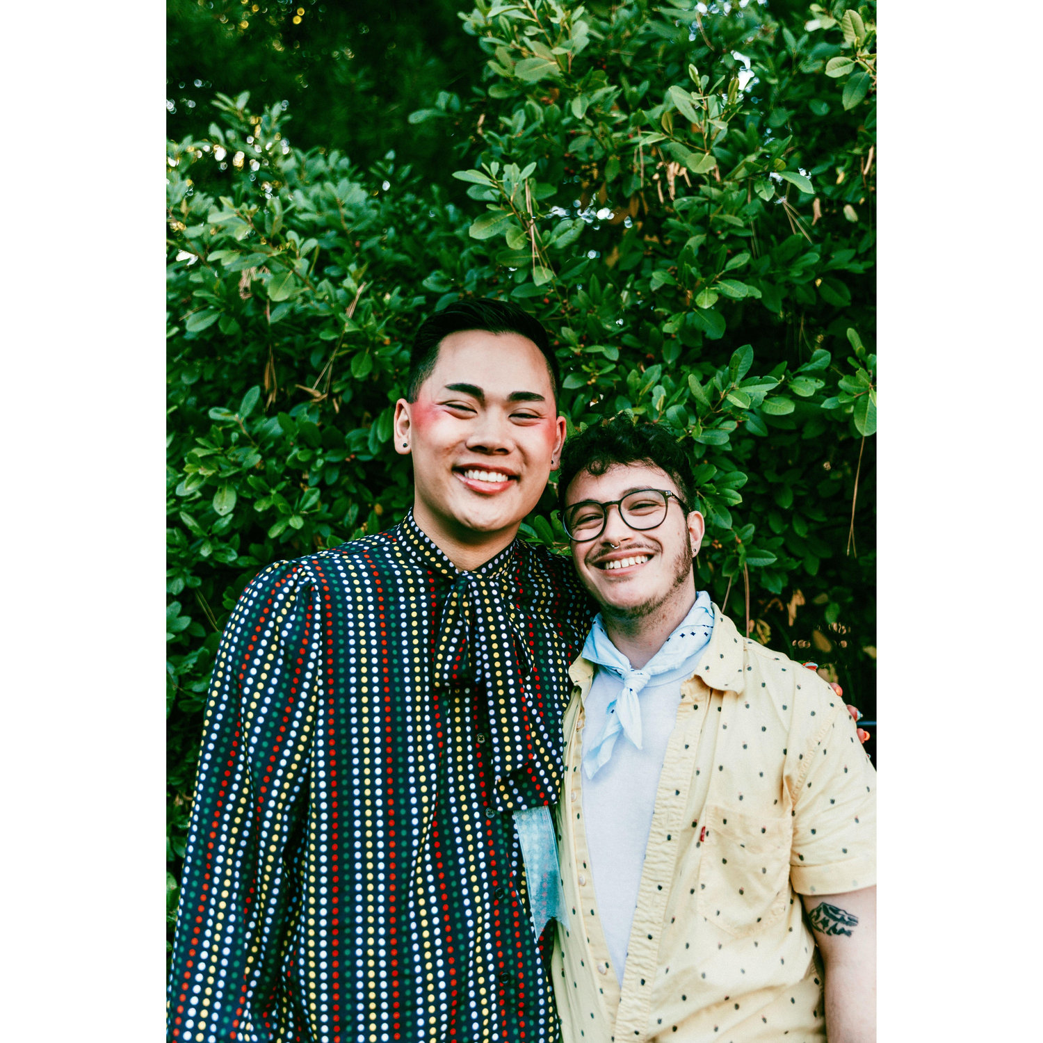 Professional photo taken by Ashley Gellman at the Lucy Dacus concert on August 8th, 2025 when we were symbolically married.