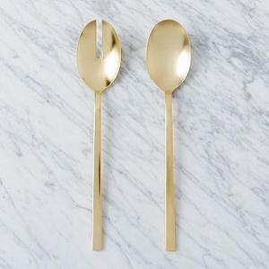 Gold Salad Spoons