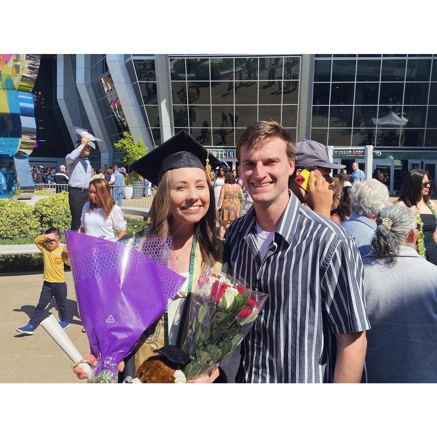 Ariel's college graduation May 2024