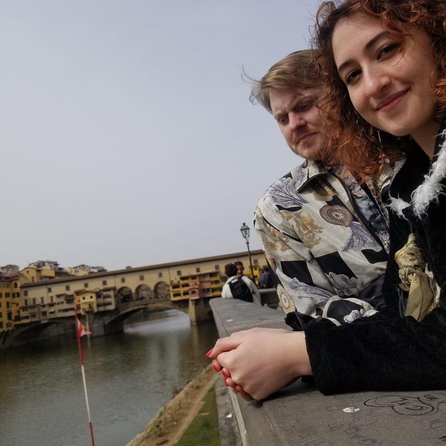 Looking out on the Arno River in Florence, Italy (2022)