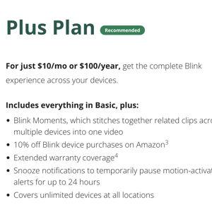 Blink Camera Subscription