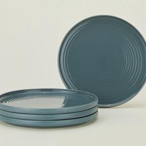 Essential Dinner Plate, Set of 4 - Peacock