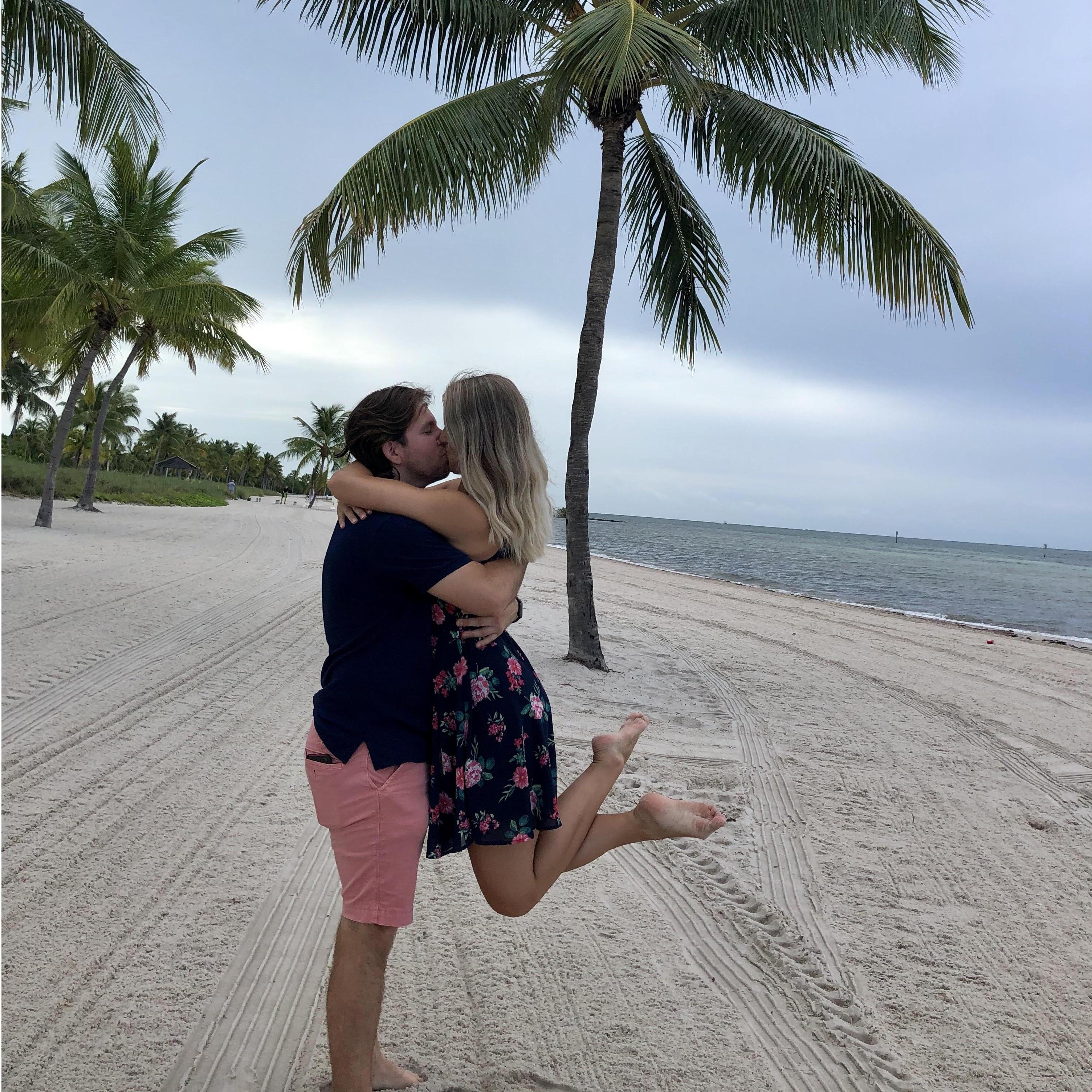 Amanda says "Yes" in Key West!