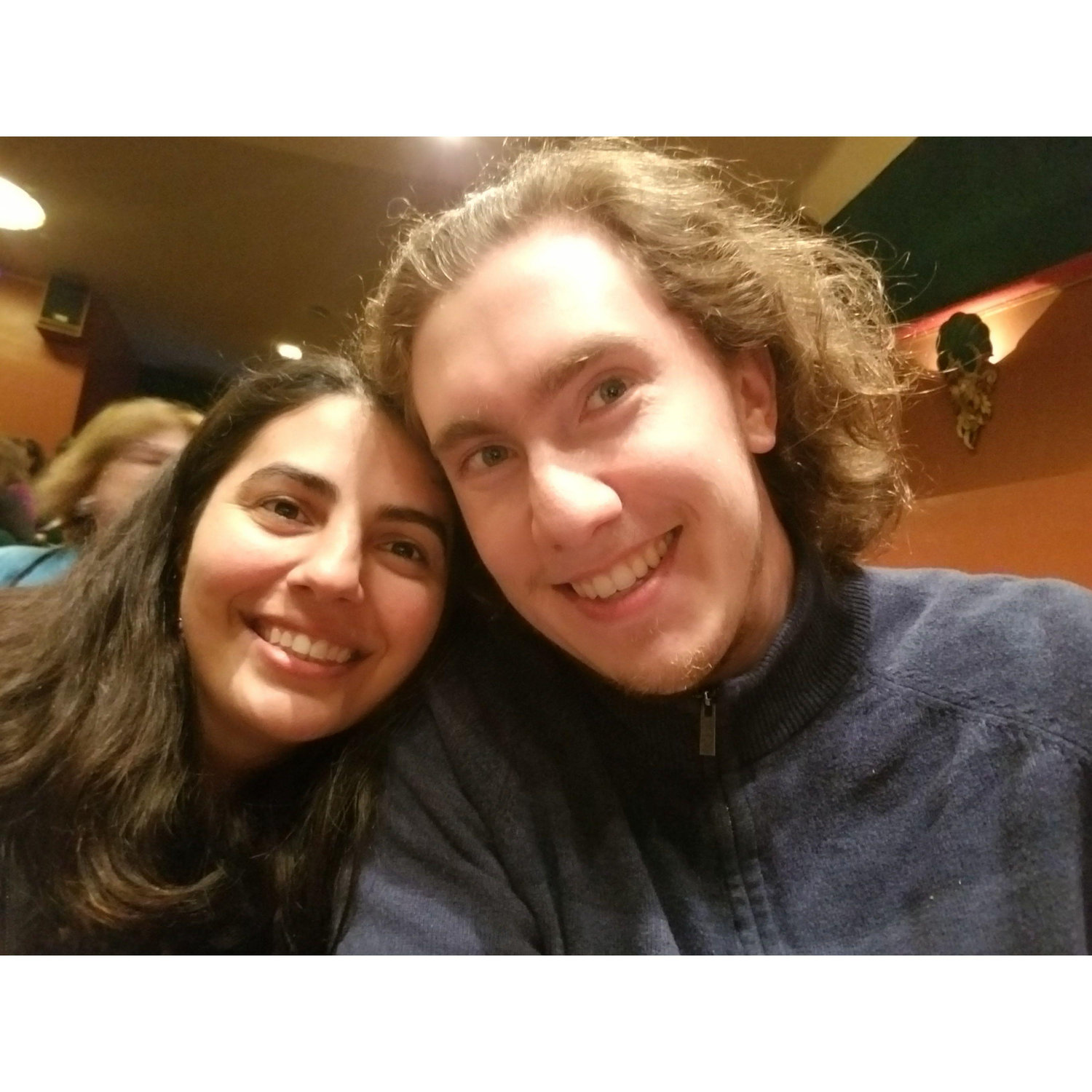 At a concert two days before lockdown!