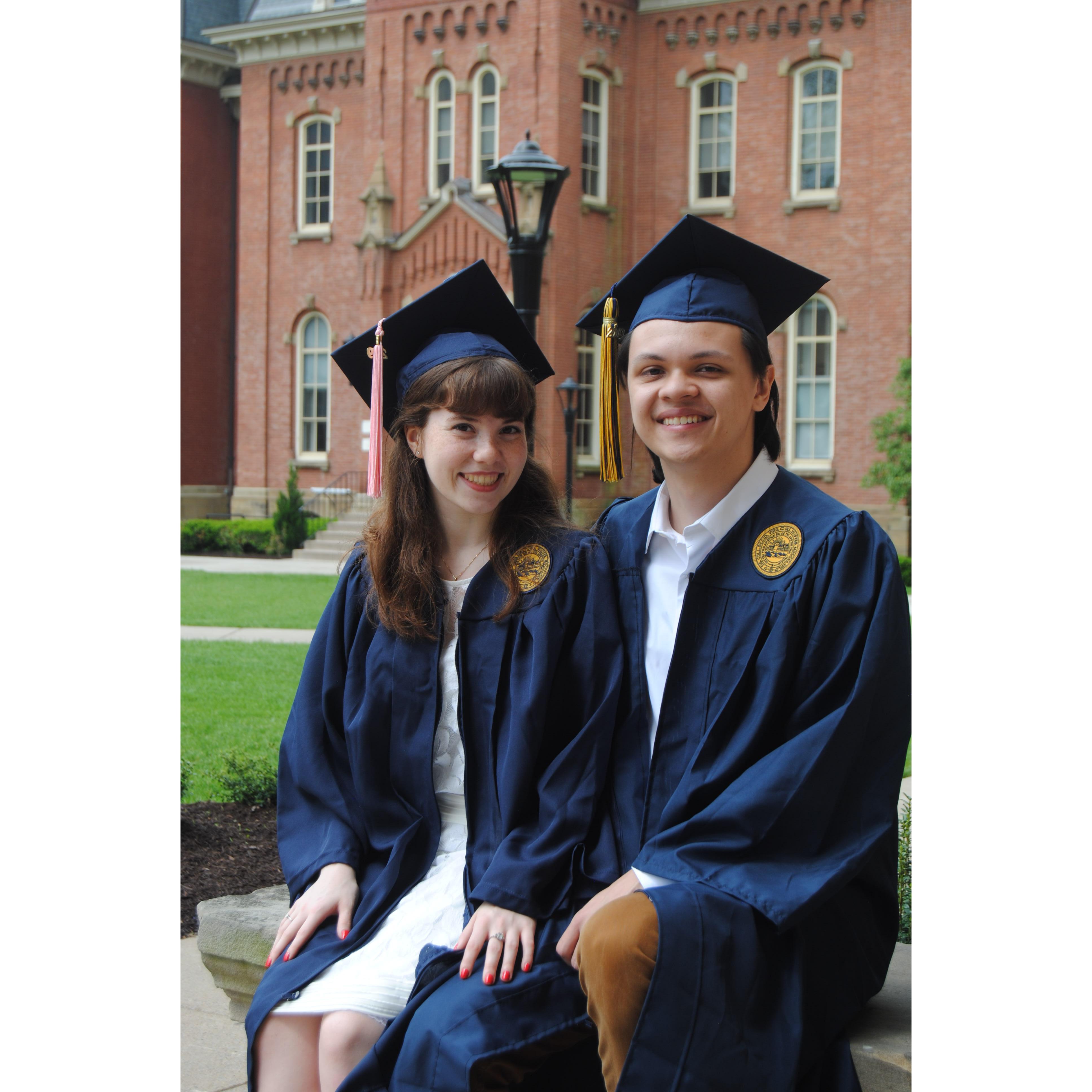 We were so excited to graduate together!