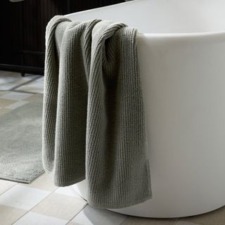 Soft Rib Turkish Cotton Bath Towel